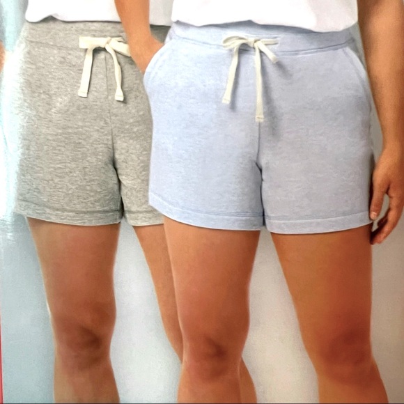 NWT! Women’s 32 Degrees two pack ultra soft cotton blend shorts - Picture 3 of 5